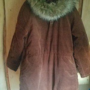 American Eagle Brown Corduroy Coat,  Size Medium, NEW